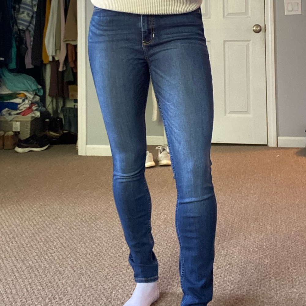 Dark Wash Hollister Skinny Jeans